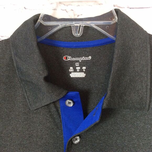 Champion NCAA Florida Gators Men’s Golf Polo Shirt Size M Gray/Blue Tailgating - Picture 6 of 8